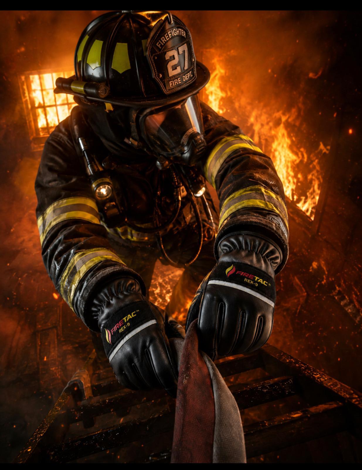 REX-9 NFPA Structural Firefighter Gloves | FireTac